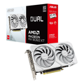 ASUS Dual RX 9060 XT White Edition grafikkort forfra