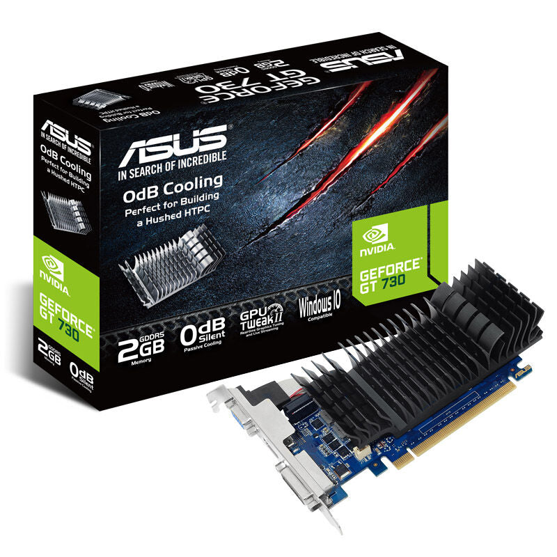 ASUS GeForce GT 730 2G grafikkort forfra