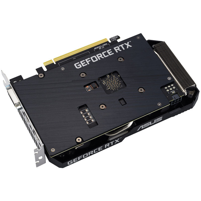 Nærbilde av ASUS GeForce RTX 3050 Dual O8G V2 grafikkort