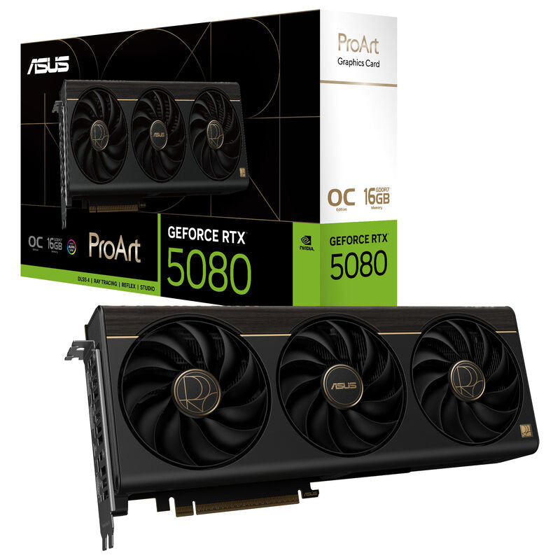 ASUS GeForce RTX 5080 ProArt OC Edition grafikkort forfra