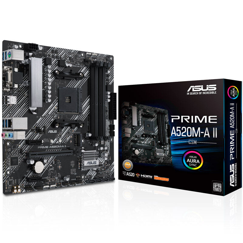 ASUS Prime A520M-A II CSM hovedkort forfra