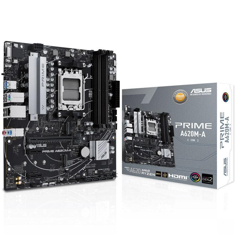 ASUS Prime A620M-A-CSM hovedkort forfra