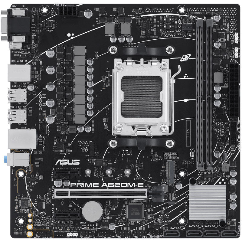 Detaljbilde av ASUS Prime A620M-E-CSM hovedkort