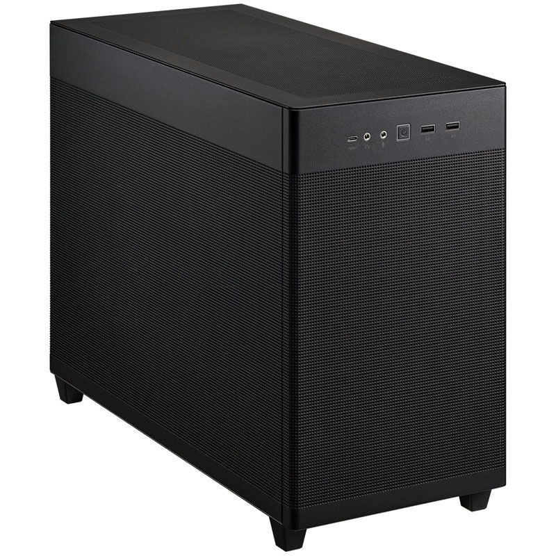 Detalj av mesh-panel på ASUS Prime AP201 Micro-ATX kabinett mesh hvit