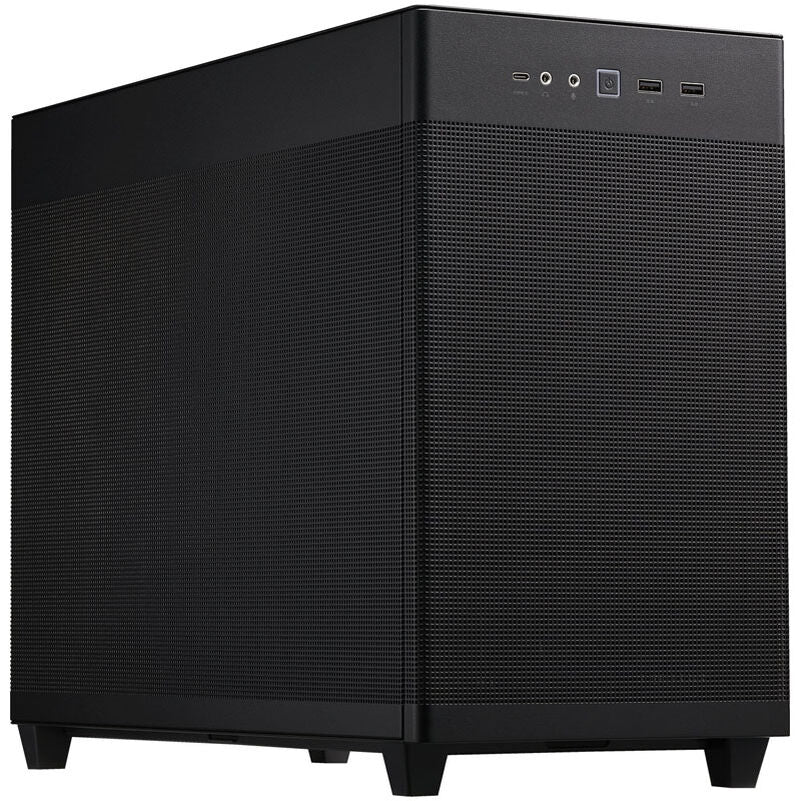 ASUS Prime AP201 Micro-ATX kabinett mesh hvit forfra