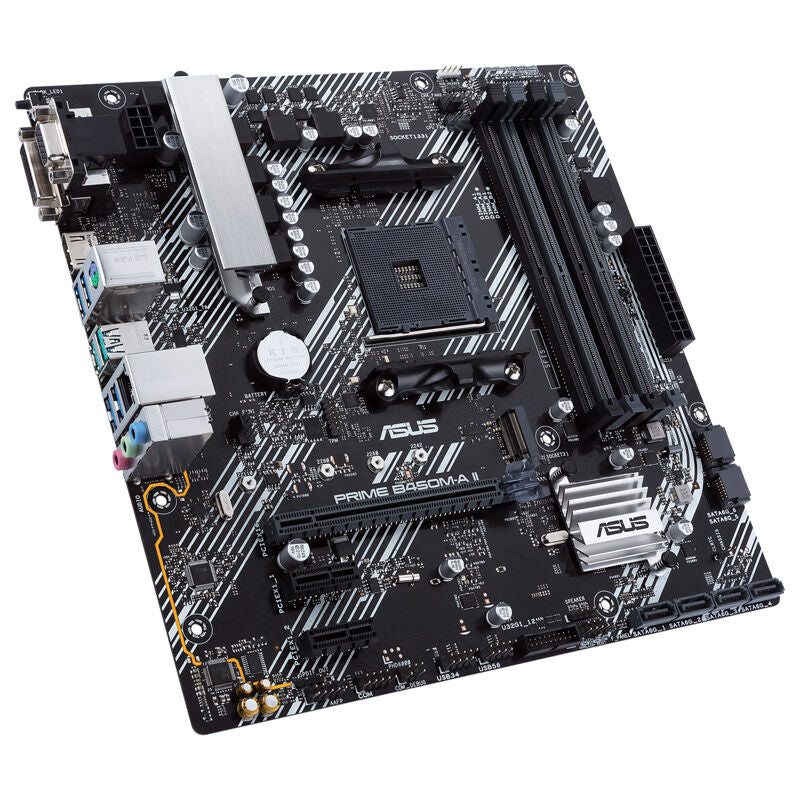 ASUS PRIME B450M-A II hovedkort bakside