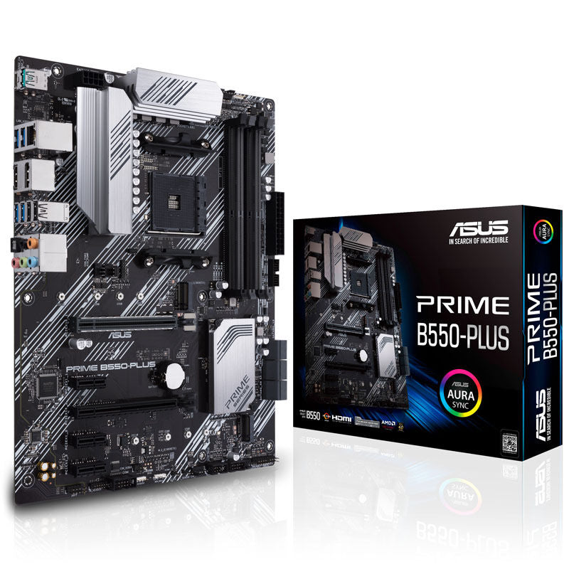 ASUS Prime B550-Plus hovedkort forfra