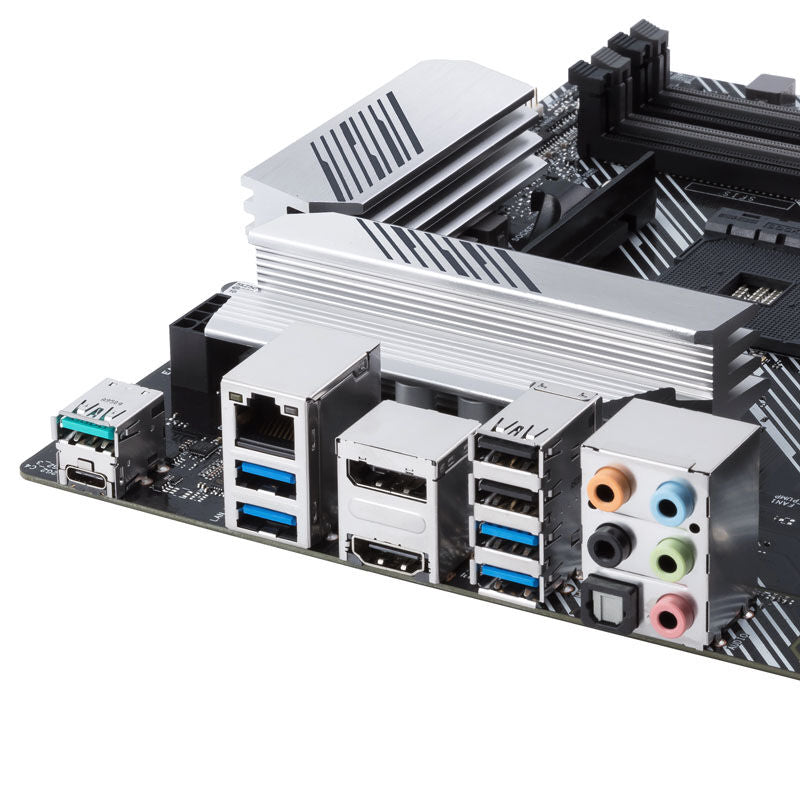ASUS Prime B550-Plus hovedkort montert i PC