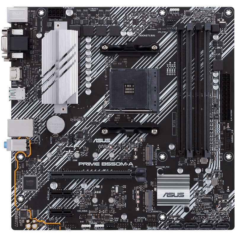 Detaljbilde av ASUS Prime B550M-A/CSM hovedkort