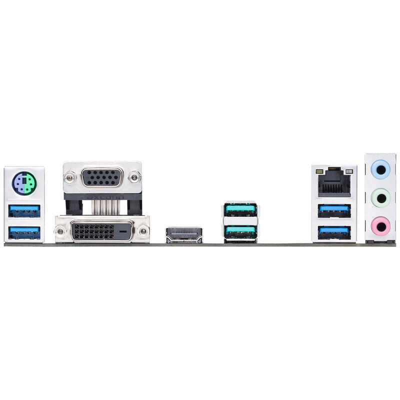 Nærbilde av ASUS Prime B550M-A/CSM hovedkort PCIe slots