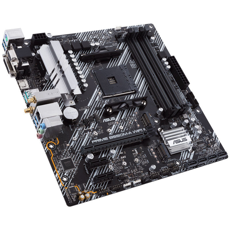 ASUS Prime B550M-A Wi-Fi II hovedkort bakside