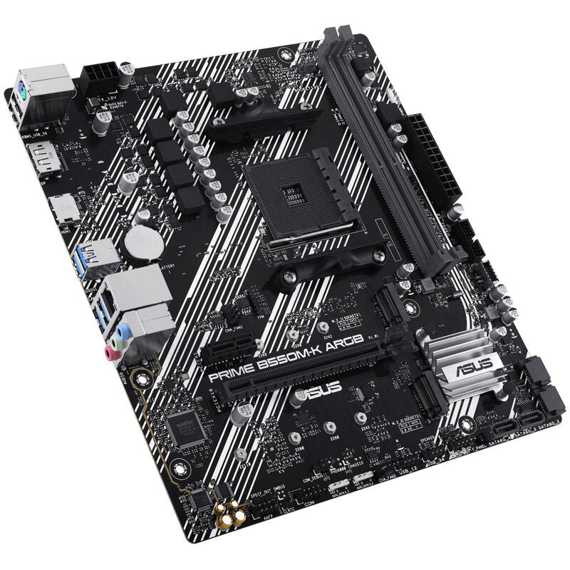 ASUS Prime B550M-K ARGB hovedkort bakside