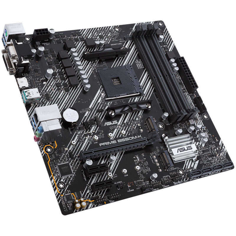ASUS Prime B550M-K hovedkort bakside