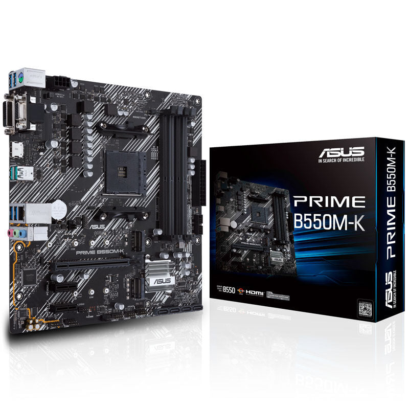 ASUS Prime B550M-K hovedkort forfra