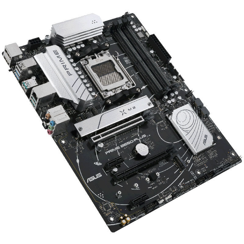 ASUS Prime B650-Plus hovedkort montert i kabinett