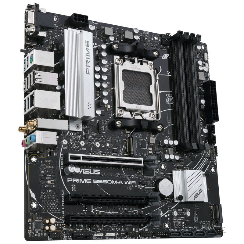 ASUS Prime B650M-A WiFi hovedkort forfra