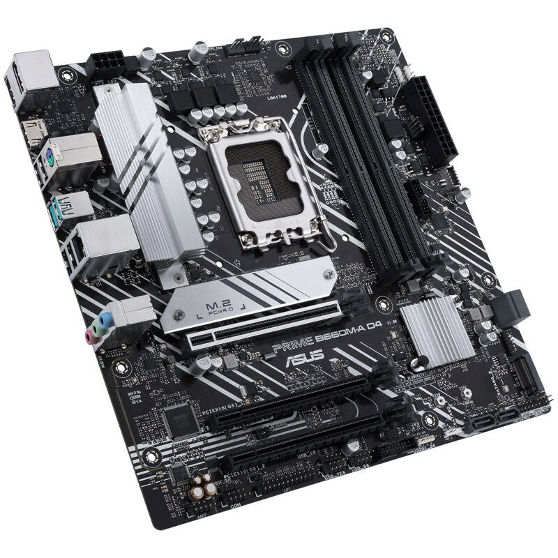 ASUS Prime B660M-A D4-CSM hovedkort bakside