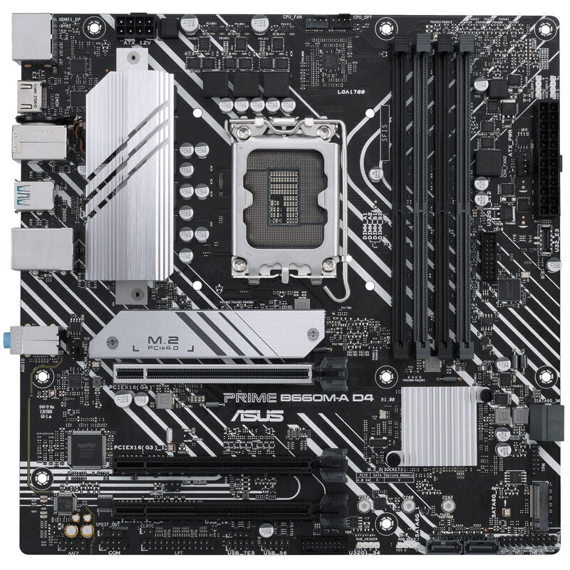 Detaljbilde av ASUS Prime B660M-A D4-CSM hovedkort