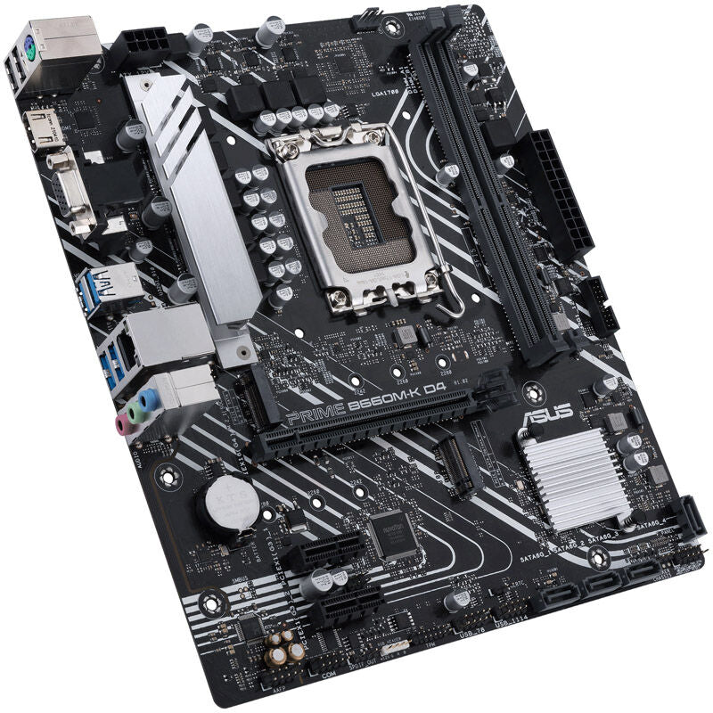 ASUS Prime B660M-K D4 hovedkort bakside