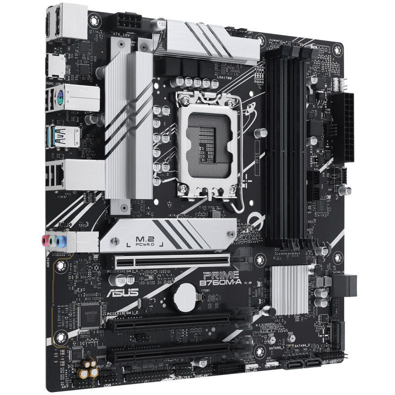 ASUS Prime B760M-A-CSM hovedkort tilkoblinger