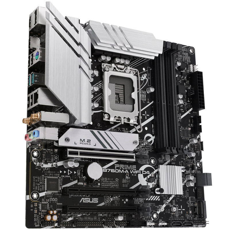 Montert ASUS Prime B760M-A WiFi D4 i PC-kabinett