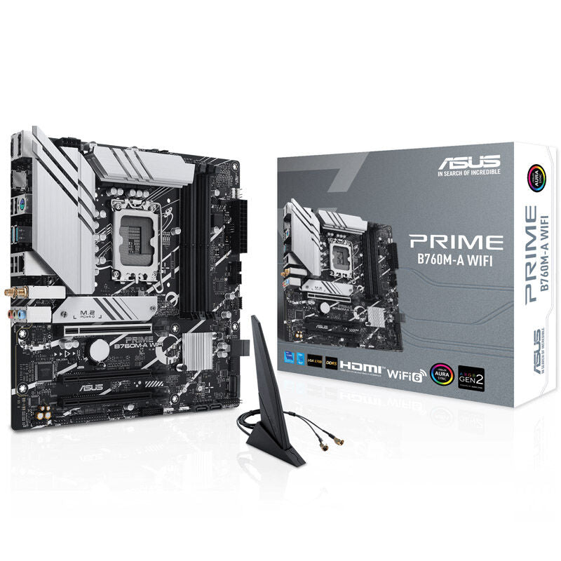 ASUS Prime B760M-A WIFI hovedkort forfra