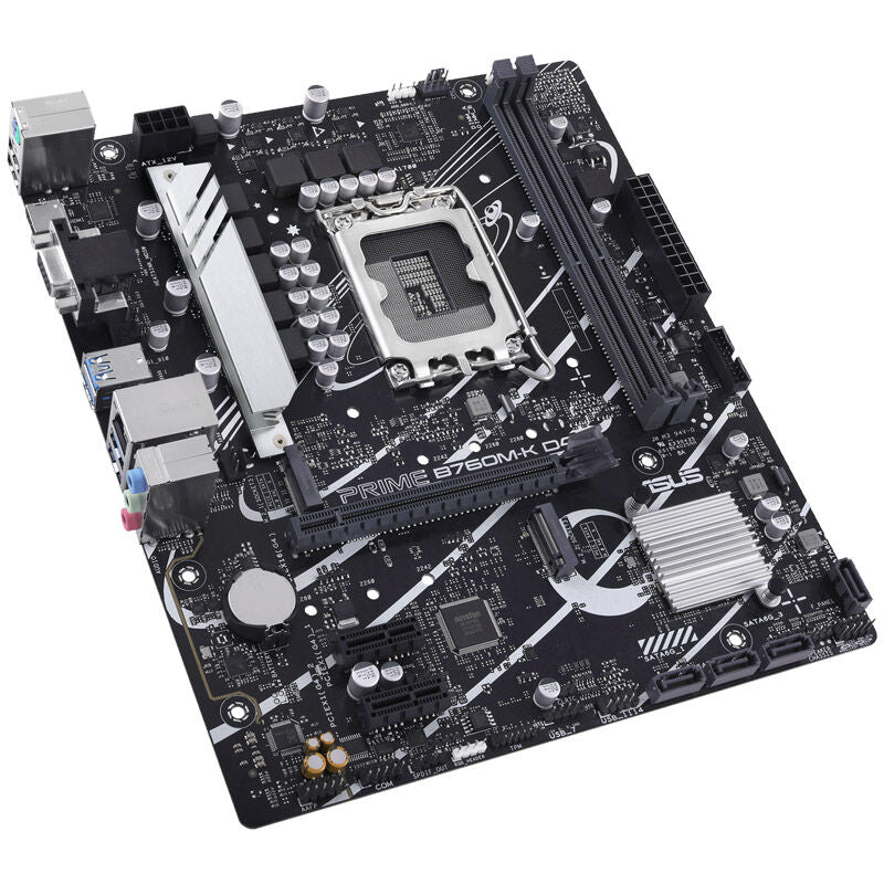 ASUS Prime B760M-K D4 hovedkort forfra