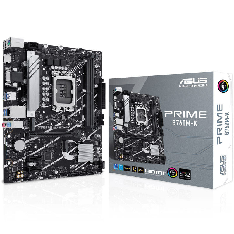 ASUS Prime B760M-K hovedkort forfra