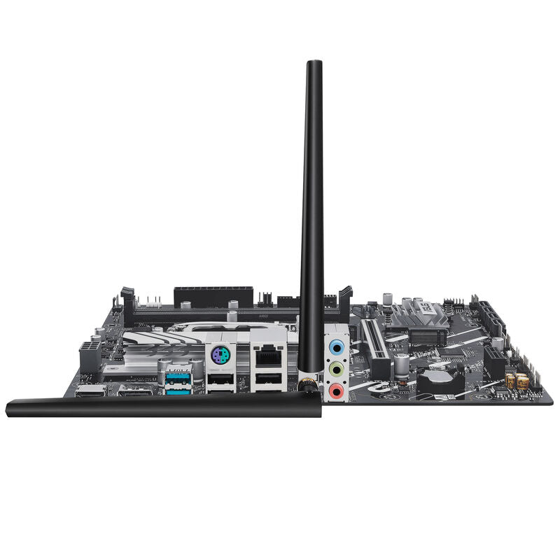 Nærbilde av ASUS Prime B810M-A WiFi hovedkort komponenter