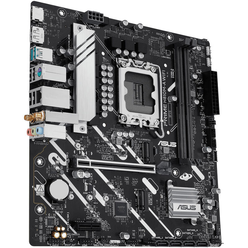 ASUS Prime B810M-A WiFi hovedkort med RGB-lys