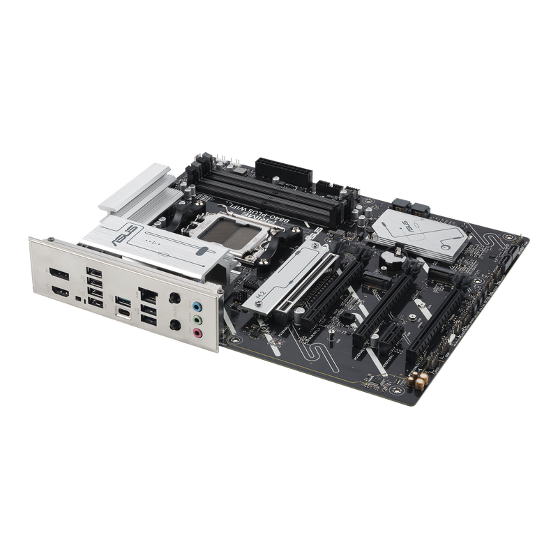 Oversikt ASUS PRIME B840-Plus WiFi hovedkort layout