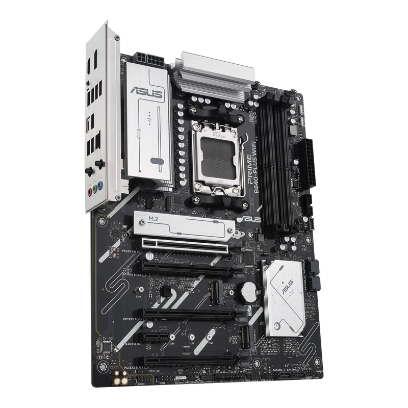 Montert ASUS PRIME B840-Plus WiFi hovedkort i PC