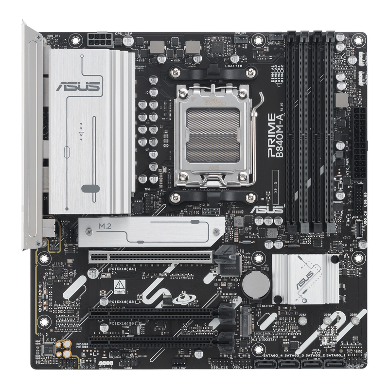 ASUS Prime B840M-A hovedkort bakside