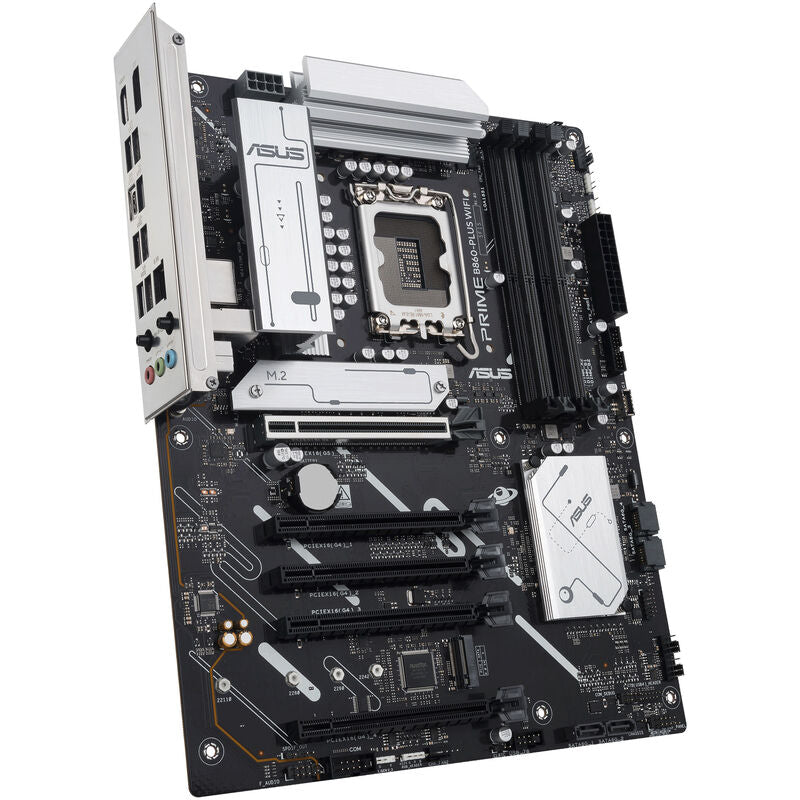 Detalj av kjøleribber på ASUS Prime B860-Plus WiFi hovedkort
