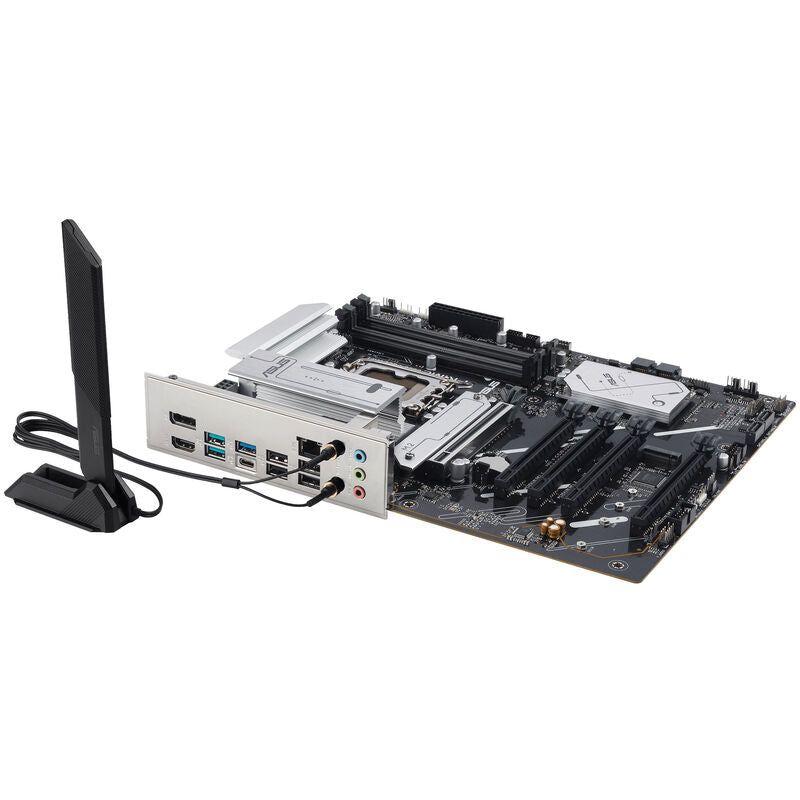 Oversikt over ASUS Prime B860-Plus WiFi hovedkort med RAM-spor