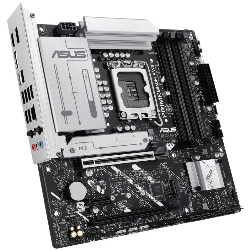 Oversikt over ASUS Prime B860M-A WiFi hovedkortets M.2-spor