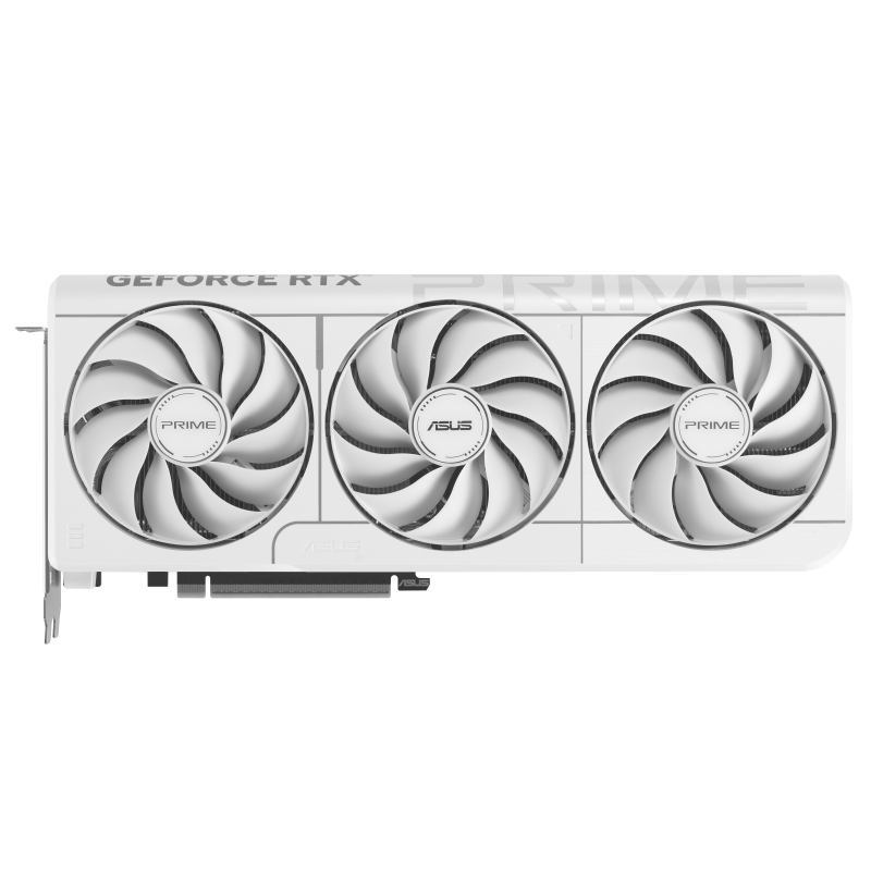 Detalj av kjøleløsning på ASUS Prime GeForce RTX 5070 White OC