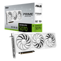 ASUS Prime GeForce RTX 5070 White OC grafikkort forfra