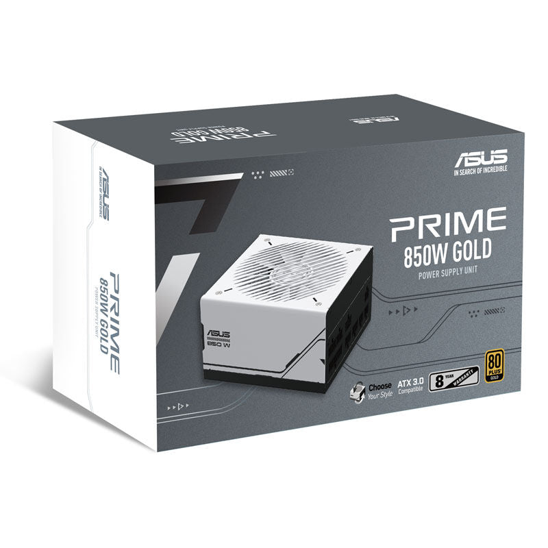 ASUS PRIME Gold AP-850G strømforsyning 850 W med 80 PLUS Gold logo