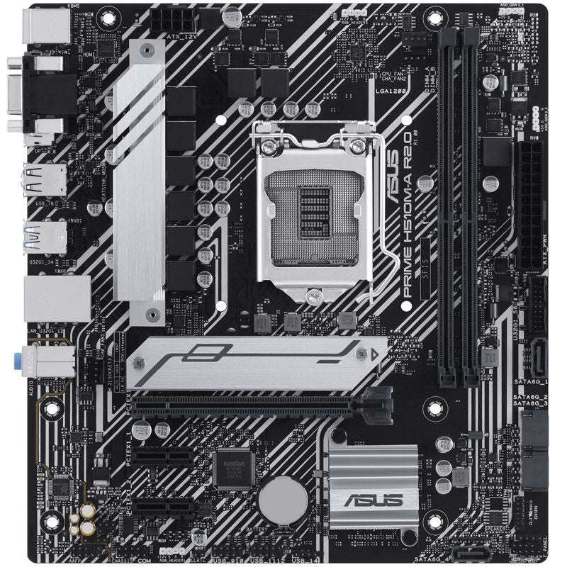 Detalj av ASUS Prime H510M-A R2.0 hovedkort PCIe x16 slot