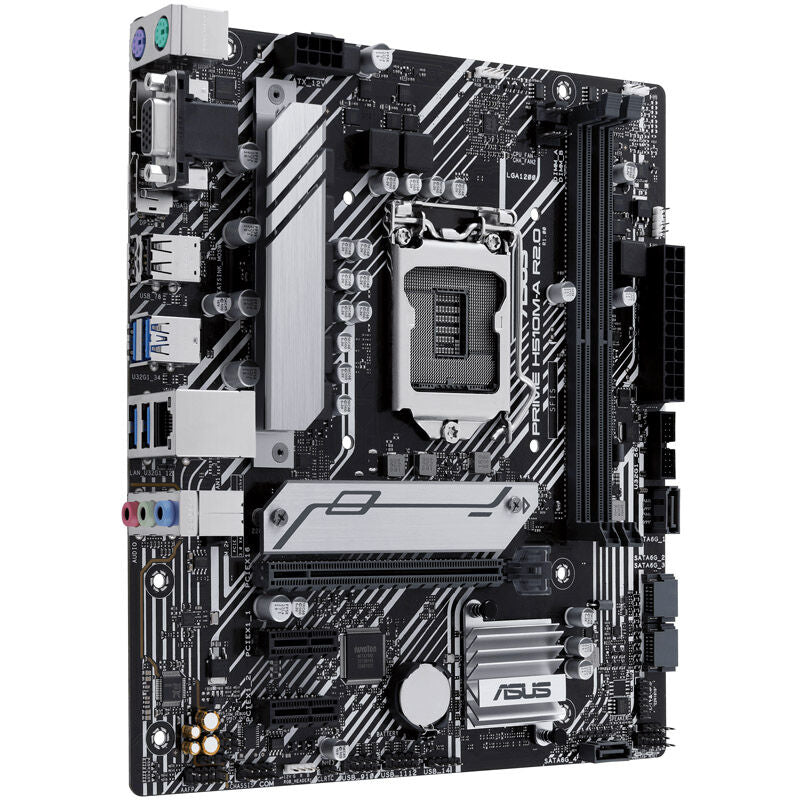 ASUS Prime H510M-A R2.0 hovedkort med tilkoblinger