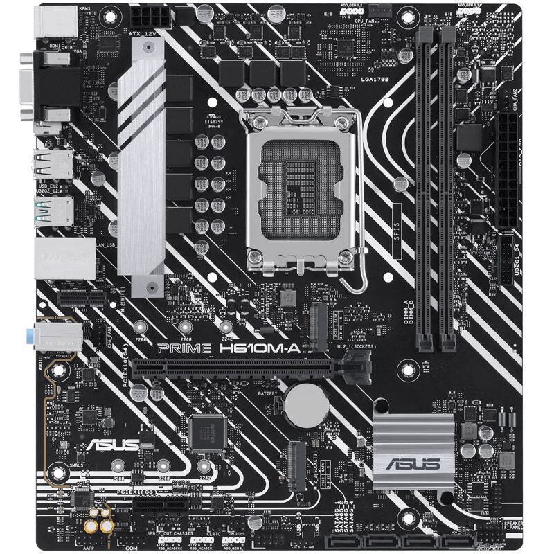 Detaljbilde av ASUS Prime H610M-A-CSM hovedkort