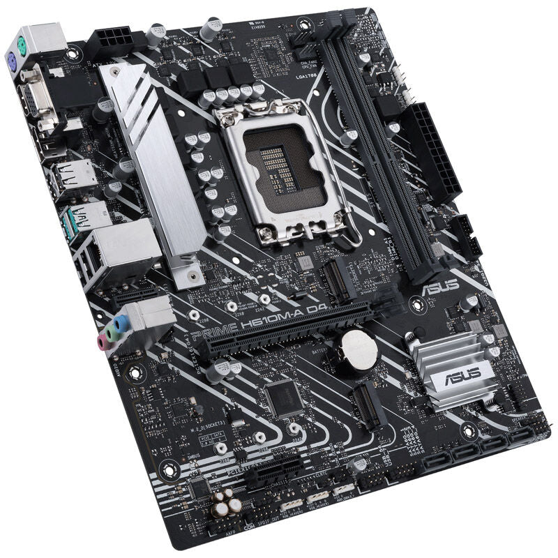 ASUS Prime H610M-A D4-CSM hovedkort bakside