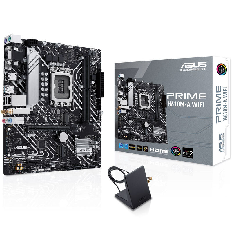 ASUS Prime H610M-A WIFI hovedkort forfra