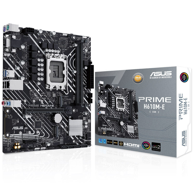 ASUS Prime H610M-E-CSM hovedkort forfra