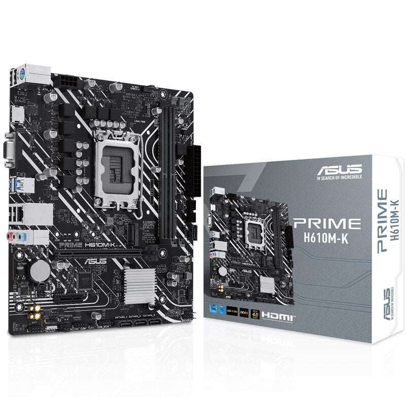 ASUS Prime H610M-K hovedkort Micro-ATX forfra