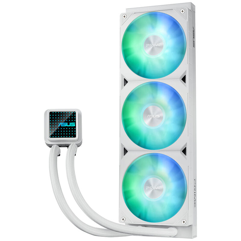 Montert ASUS PRIME LC 360 ARGB AIO vannkjøling 360 mm hvit i PC