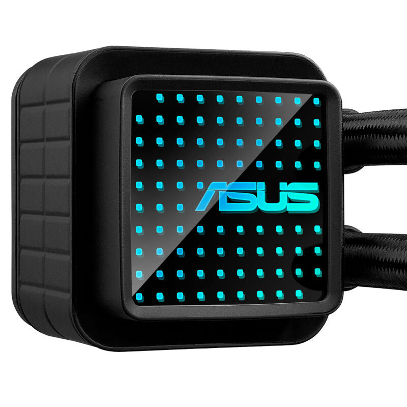 Slanger med sleeves på ASUS PRIME LC 360 ARGB AIO vannkjøling 360 mm svart
