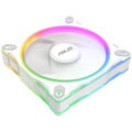 ASUS Prime MR120 ARGB vifte PWM 120 mm hvit forfra