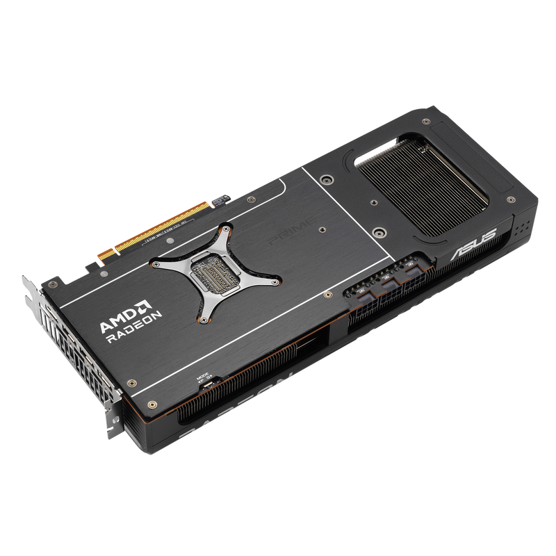 ASUS Prime Radeon RX 9070 XT OC Edition installasjon i PC-kabinett